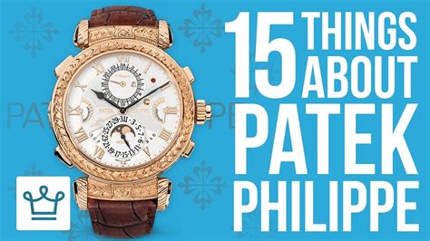 15 things you didn t know about patek philippe|Patek Philippe founded.